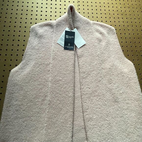 NWT Johnstons of Elgin Cardigan Womens Medium Pink Pure Cashmere Scotland $825 - Picture 3 of 13